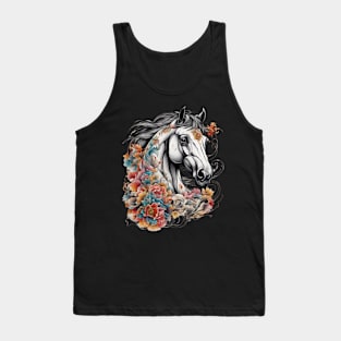 Horse Drawing Tank Top